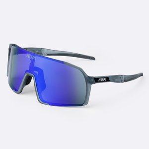 Óculos de Sol HUPI Andez Cinza - Lente Azul Espelhado Óculos de Sol HUPI Andez Cinza - Lente Azul Espelhado