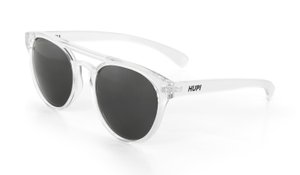 Óculos de Sol HUPI Furka Cristal Brilho - Lente Preto - para rostos GRANDES