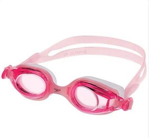 Óculos de Natação Speedo Junior Olympic Rosa Claro