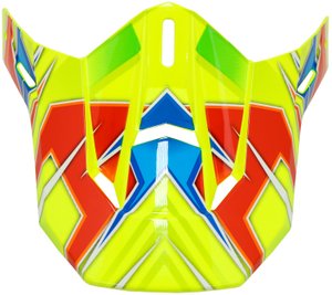 Pala Sobressalente para Capacete HUPI DH-3 Amarelo Neon
