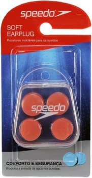 Protetor Ouvido Natação Soft Earplug Laranja