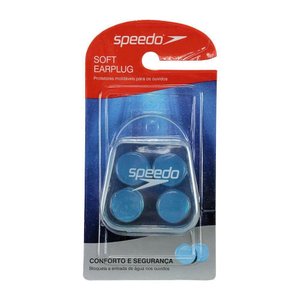 Protetor de Ouvido Natação Speedo Soft Earplug Azul