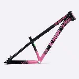 Quadro HUPI Strip Preto e Rosa Horizontal