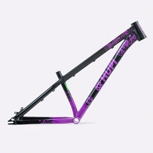 Quadro HUPI Strip Preto e Roxo Horizontal