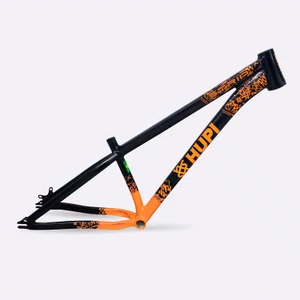 Quadro HUPI Strip Preto e Laranja Gancheira Horizontal