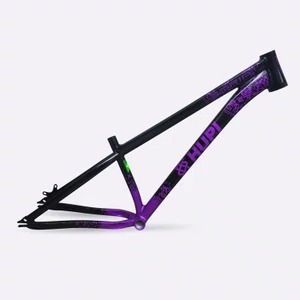 Quadro HUPI Strip Preto e Roxo Gancheira Horizontal