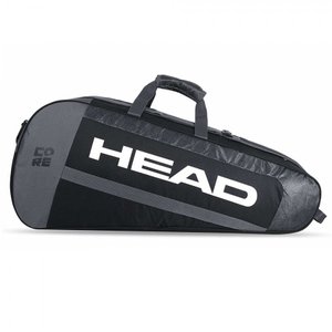 Raqueteira Beach Tennis Head Core Combi Preto e Cinza