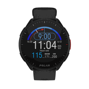 Relógio de Corrida Polar GPS Pacer Preto P/G