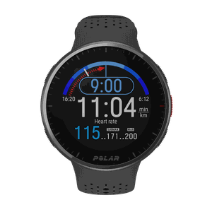 Relógio Polar GPS Pacer Pro Cinza e Preto P/G