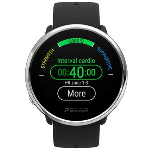 Relógio Polar GPS Ignite Preto e Prata M/G