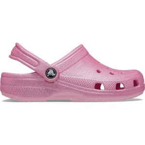 Sandália Crocs Classic Glitter Clog Rosa Feminino