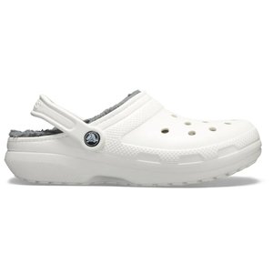 Sandália Crocs Classic Lined Clog Branco Unissex 
