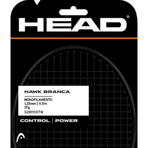 Set Corda para Raquete Tenis HEAD Hawk Branco 17G