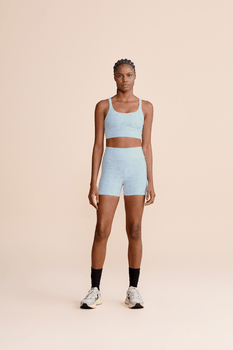 Bermuda Curta Icon Hydefit Adaptiv Azul Claro