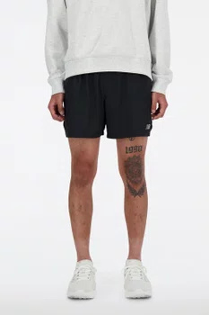 Shorts New Balance Run Club 5" Masculino Preto