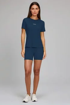 T-Shirt Básica Refletivos Alto Giro Feminina Azul
