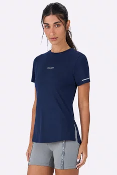 T-Shirt Básica Refletivos Alto Giro Feminina Azul