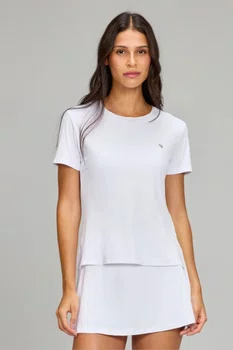T-shirt Eterna Gola Redonda Branco