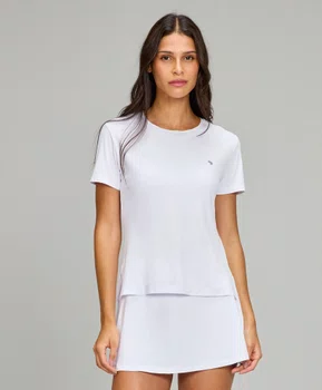 T-shirt Eterna Gola Redonda Branco