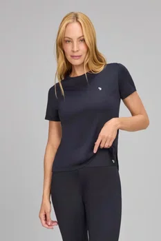 T-shirt Eterna Gola Redonda Preto