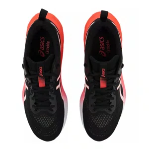 Tênis ASICS GEL-Nagoya 8 Preto/Vermelho – Conforto, Amortecimento