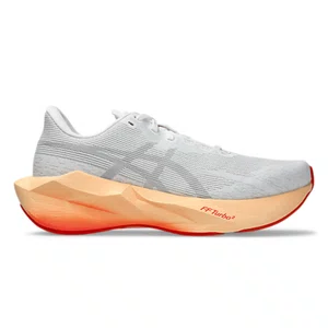 Tênis ASICS Novablast 6 Feminino Branco e Coral 