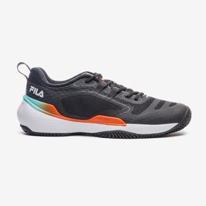 Tênis Fila Winner Clay Masculino Preto / Laranja