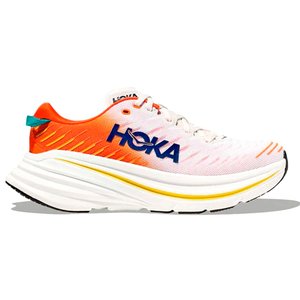 Tênis Hoka Bondi X Masculino Branco e Laranja