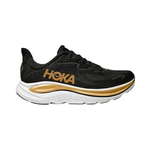 Tênis HOKA Clifton 10 Feminino Preto e Dourado