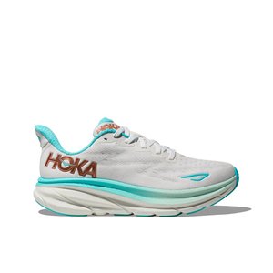 Tênis Hoka Clifton 9 Branco/Azul Feminino Tênis Hoka Clifton 9 Branco/Azul Feminino