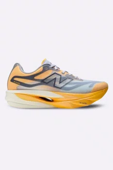 Tênis New Balance SuperComp Elite v6 Masculino Laranja Claro e Lilás