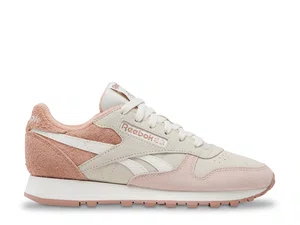 Tênis Reebok Classic Leather Feminino Bege/Rosa