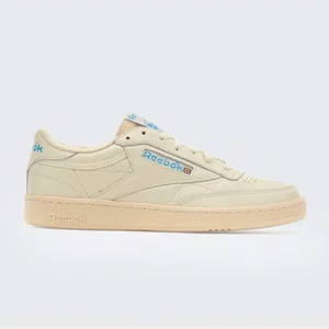 Tênis Reebok Club C 85 Vintage Feminino Bege/Azul