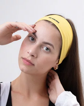 Testeira Headband Amarela HUPI