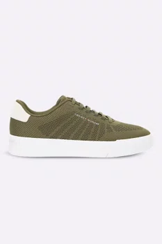 Tênis Tommy Hilfiger Logo Knit Court Masculino Verde