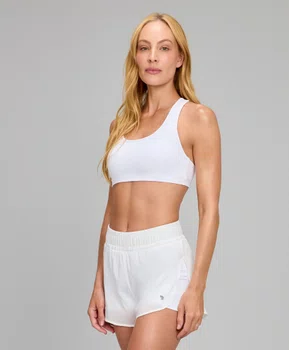 Top Eterno Costas Nadador Branco