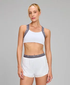 Top Elástico Costas Nadador Branco