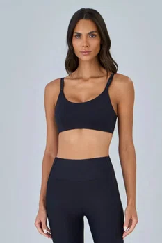 Top Elástico Personalizado Alto Giro Feminino Preto
