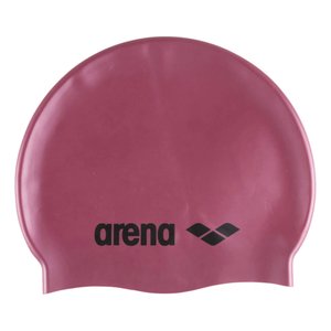 Touca de Natação Arena Classic Silicone Roxo e Preto