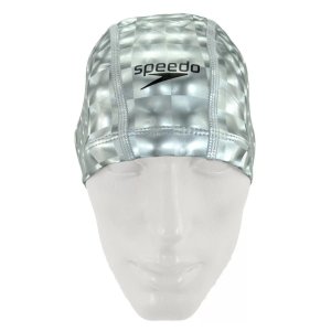 Touca de Natação Speedo Comfort 3D Cap Prata