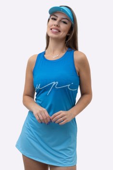 Vestido Padel / Beach Tennis Com Shorts Poliéster HUPI Colors Azul