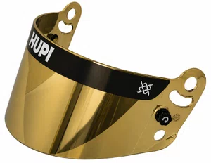 Viseira para Capacete HUPI Sprint Pro Dourado Espelhado