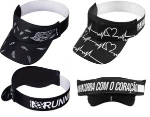 Viseira Para Corrida E Triathlon HUPI - Kit 02 Viseiras Asas