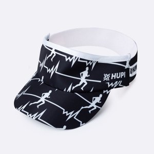 Viseira para Corrida HUPI Run Beats Preto
