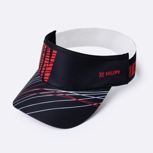 Viseira para Corrida HUPI Run Lines Preto Viseira para Corrida HUPI Run Lines Preto