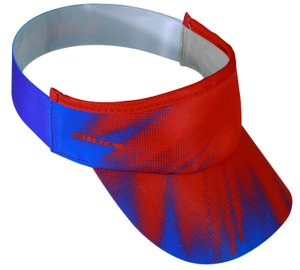 Viseira para Corrida HUPI Tuna Azul e Vermelho Viseira para Corrida HUPI Tuna Azul e Vermelho