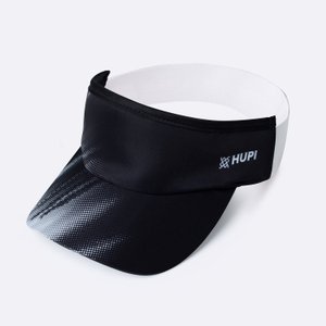 Viseira para Corrida HUPI Tuna Branco e Preto