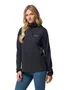 Blusa Fleece Columbia Feminina Essential Hike Grid Half Zip Preta