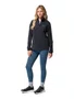 Blusa Fleece Columbia Feminina Essential Hike Grid Half Zip Preta