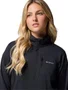 Blusa Fleece Columbia Feminina Essential Hike Grid Half Zip Preta